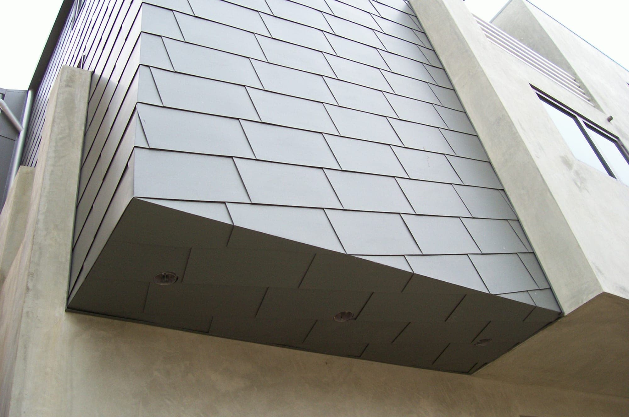 Architectural metal facade and roof detailing — project 2