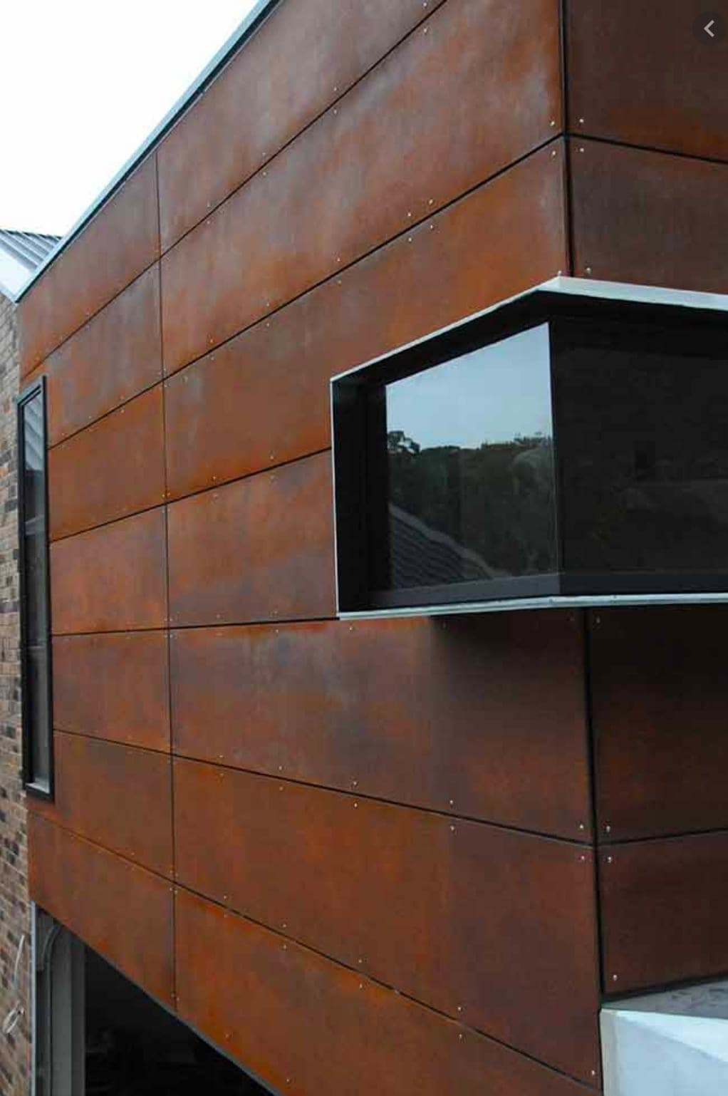 Architectural metal facade and roof detailing — project 9