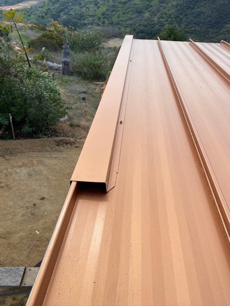 Completed metal roofing project by SW Metal Roofing — job 112