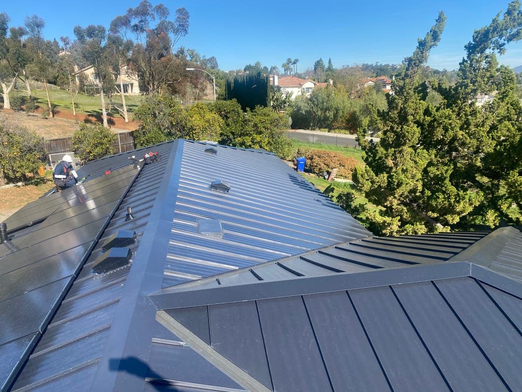 Completed metal roofing project by SW Metal Roofing — job 28