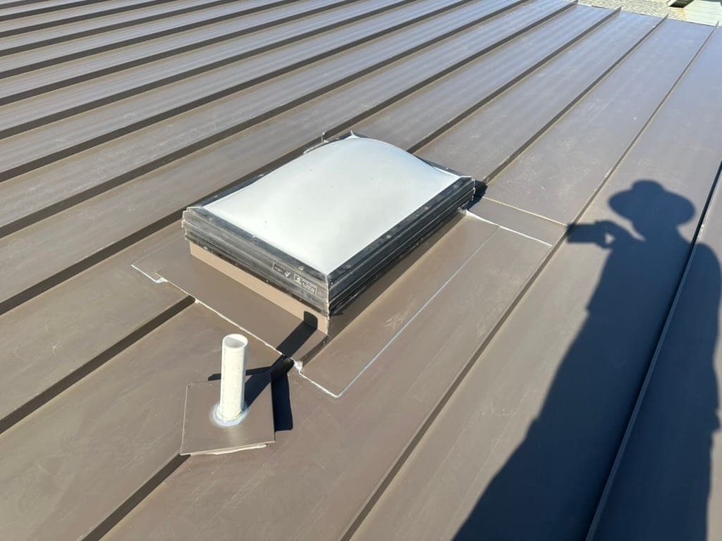 Completed metal roofing project by SW Metal Roofing — job 97