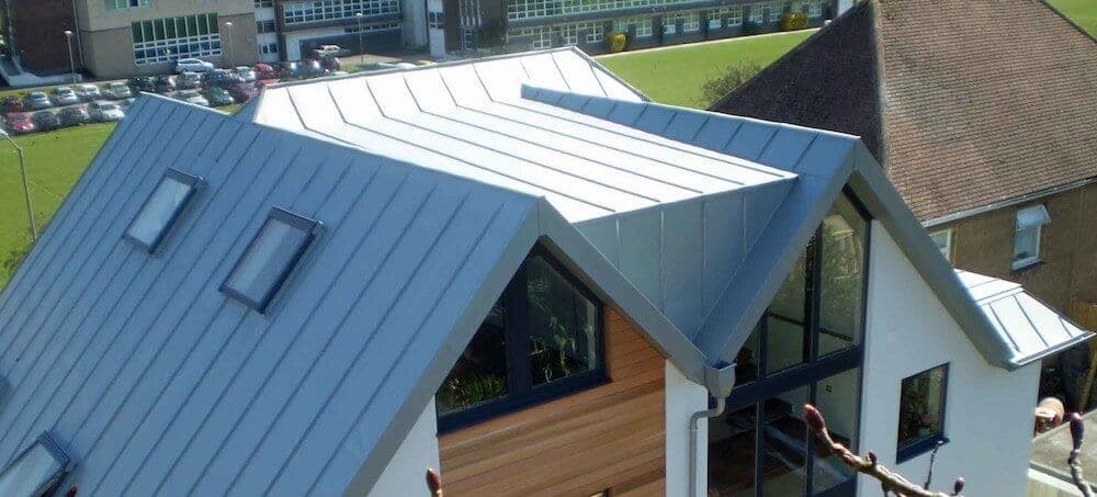 Zinc metal roofing project — 3