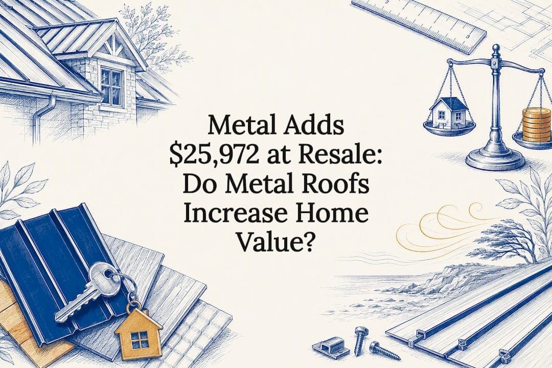 Metal Adds $25,972 at Resale: Do Metal Roofs Increase Home Value?